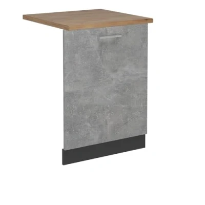 Afbeelding van Vicco R Line Vaatwasser deksel 60 cm , WB Eik Beton