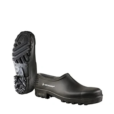 Image de Dunlop Protective Footwear Sabots Monocolour Wellie Shoe Unisexe, Noir, 39 EU
