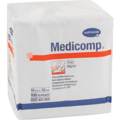 Afbeelding van Hartmann Medicomp 4 laags kompres niet steriel 10 x 10cm