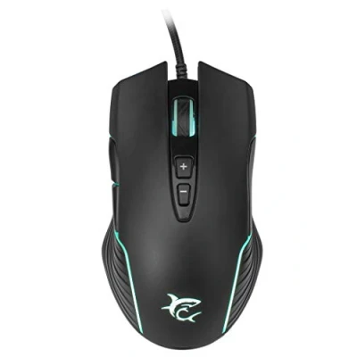 Afbeelding van White Shark Azarah Gaming Muis met RGB 6400 DPI 7 Knoppen