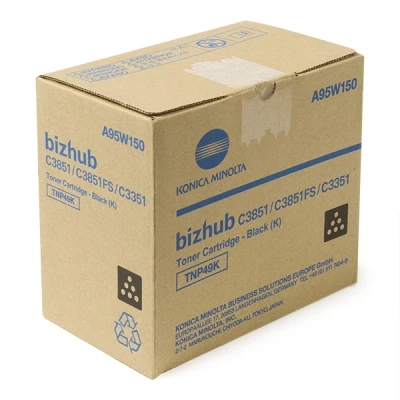 Image de Konica Minolta TNP 49K Noir original cartouche de toner pour bizhub C3351
