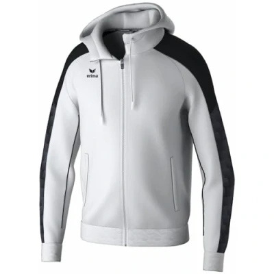 Afbeelding van Erima Evo Star Trainingsjack Met Capuchon Kinderen Wit / Zwart Maat: 128