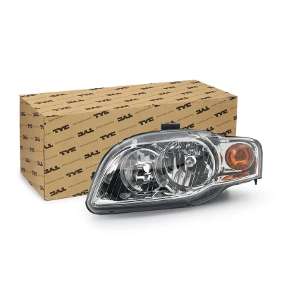 Afbeelding van TYC 20 0530 05 2 Koplampen Links H7/H7 Geel voor rechtsrijdend verkeer Met elektromotor AUDI: A4 B6/B7 Convertible, B7 Avant, Saloon