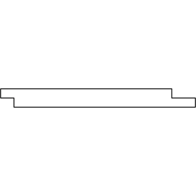 Afbeelding van Red Class Wood Dubbel Lip Profiel 1,8x19,5x300 cm
