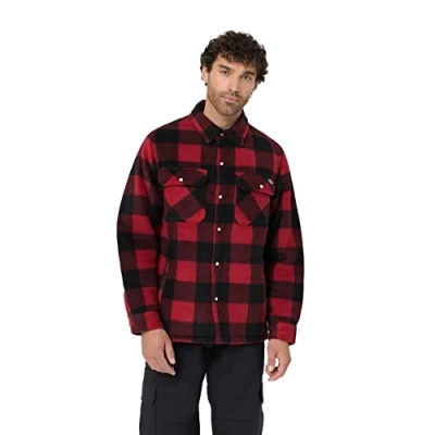Afbeelding van Dickies Portland Overhemd, Heren, Maat: Large, Red