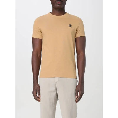 Afbeelding van Timberland Short Sleeve TEE Light wheat BOOT Tshirt basic wheat, Heren, Maat: 3XL,
