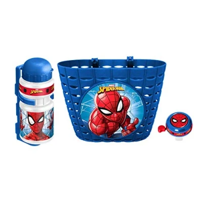 Afbeelding van Marvel Spider Man Kinderfietsaccessoires Blauw 3 delig