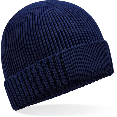 Afbeelding van Beechfield Biologisch katoenen muts met technische patch B438N Oxford Navy