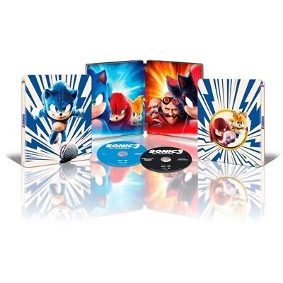 Image de Sonic 3, le film (2024) (4K Ultra HD) (Steelbook 1) / the Hedgehog 3