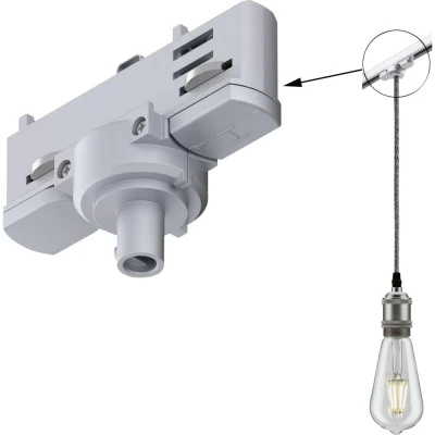 Afbeelding van PAULMANN 91385 230V railsysteemcomponenten Pendelophanging ProRail3 Zilver