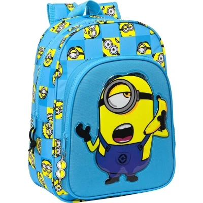 Afbeelding van Schoolrugzak Minions Minionstatic Blauw (26 x 34 11 cm)