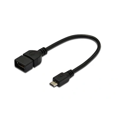 Afbeelding van Digitus USB 2.0 Adapter [1x Micro B stekker 1x bus A] AK 300309 002 S