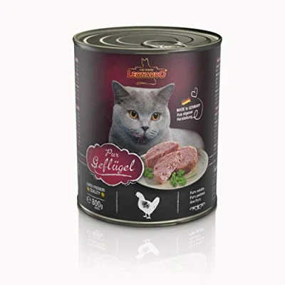 Afbeelding van 6x800g All Meat Gevogelte Puur Leonardo Kattenvoer