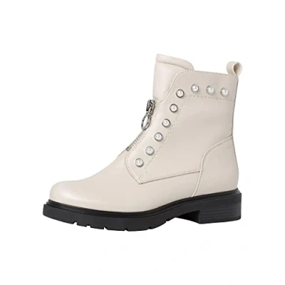Afbeelding van Marco Tozzi 2 25332 29 dameslaarzen, boot, crème, 40 EU, Crème