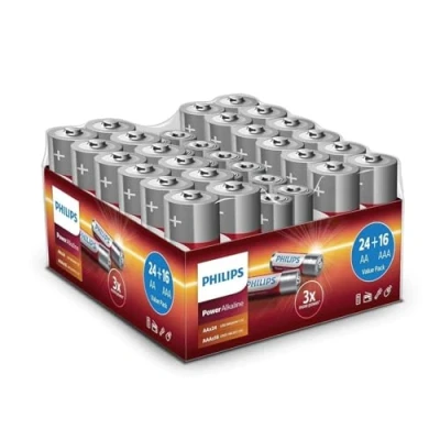 Afbeelding van Batterijen Power Alkaline 24X Aa 16X Aaa