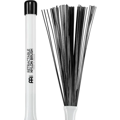 Image de Meinl SB304 Balais nylon noir rétractables Blanc
