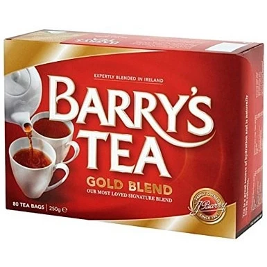 Afbeelding van Barry&#039;s Gold Blended Theezakjes met rode label, 2 stuks