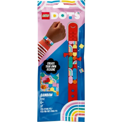 Afbeelding van LEGO DOTS Regenboog armband met bedeltjes