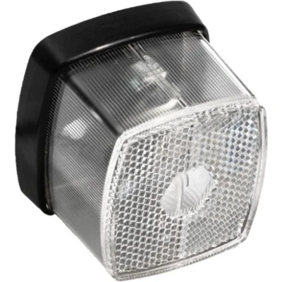 Afbeelding van Breedtelamp 62x62mm + Reflectoren Wit