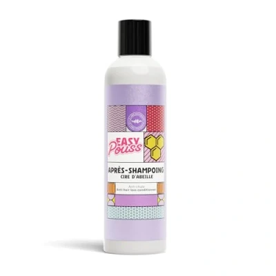 Afbeelding van Shandrani Easy Pouss Paris Deeply Hydrates Hair 3 in 1 conditioner, bevat natuurlijke keratine, aloë vera, bijenwas en olijfolie, 250 ml