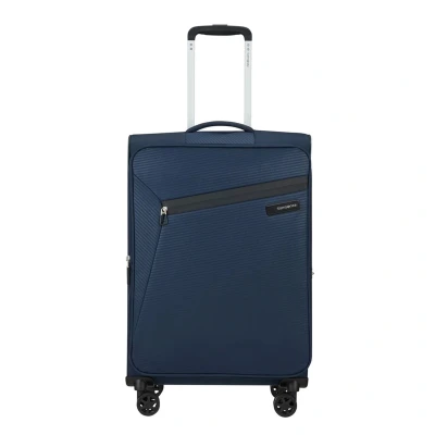 Afbeelding van Samsonite Litebeam Spinner 66 EXP midnight blue Zachte koffer