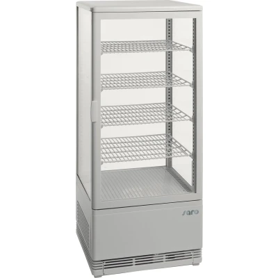 Afbeelding van Gekoelde showvitrine SC100 wit 98L (H)110,5x(B)42,6x(D)38