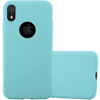Afbeelding van Cadorabo Hoesje geschikt voor Apple iPhone XR in CANDY BLAUW Beschermhoes gemaakt van flexibel TPU silicone Case Cover
