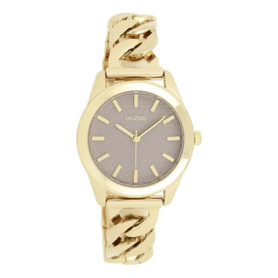 Afbeelding van OOZOO Timepieces goudkleurige horloge met petit schakelarmband C11420