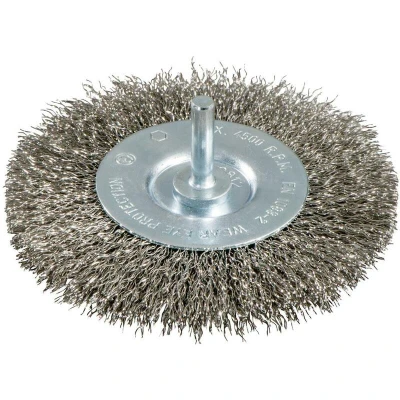 Image de METABO 630551000 brosse ronde 100 x 0,3 6 mm acier inoxydable, ondulée