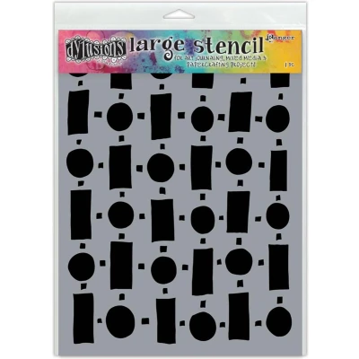 Afbeelding van Ranger Dylusions Stencil retro