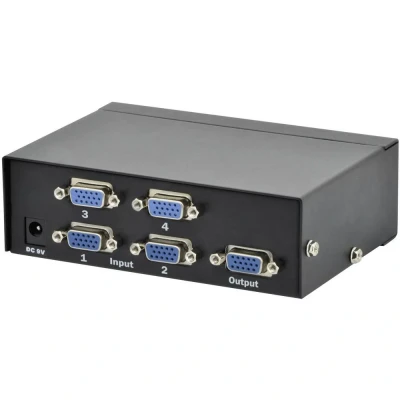 Afbeelding van Digitus DS 45100 1 VGA switch 4 poorten 1920 x 1080 Pixel
