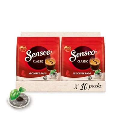 Afbeelding van Senseo ® 10 verpakkingen met elk 16 koffiepads Classic, UTZ gecertificeerd
