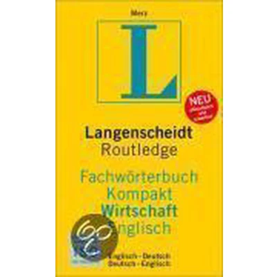 Afbeelding van Langenscheidt Fachwörterbuch Kompakt Wirtschaft Englisch