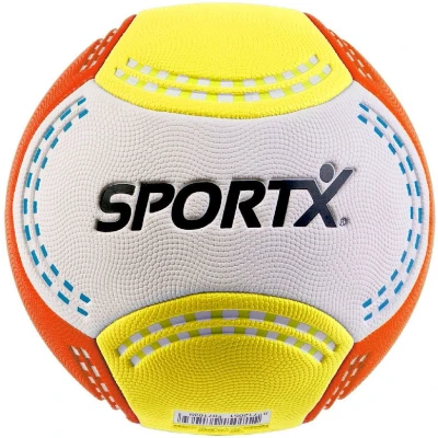 Afbeelding van SportX Beach Voetbal 22 cm Oranje/Geel/Wit