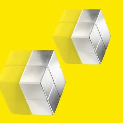 Image de Sigel SI GL704 Aimant Pour Panneau De Verre 20x10x20mm Extra Fort 2 Pièces