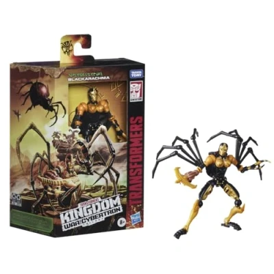 Afbeelding van Transformers Generations War for Cybertron Kingdom Deluxe Black Arachnia Speelfiguur