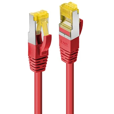 Afbeelding van LINDY 47296 RJ45 Netwerkkabel, patchkabel CAT 6a (losse kabel 7) S/FTP 5.00 m Rood Snagless 1 stuk(s)