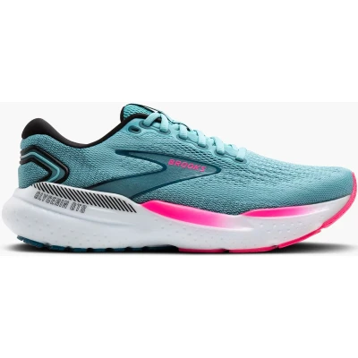 Afbeelding van Brooks Glycerin GTS 21 Stabiliteit hardloopschoenen, Dames, Maat: 38, Moroccan blue aqua pink Textiel