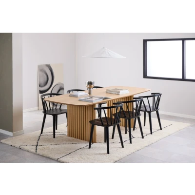 Afbeelding van Hjem Interiors Sammø Rechthoekige Eettafel 220 cm Natural Eiken