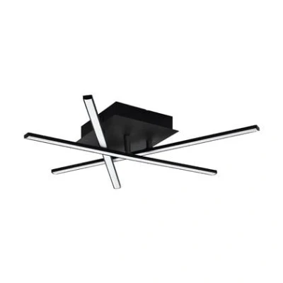 Afbeelding van EGLO Lasana 3 WandlampPlafondlamp LED 50 cm ZwartWit