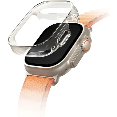Afbeelding van Uniq Garde hoesje voor Apple Watch Ultra 49 mm. transparant/duifhelder