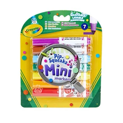 Afbeelding van Crayola Stift 7 Mini Afwasbare Viltstiften Voor Kinderen