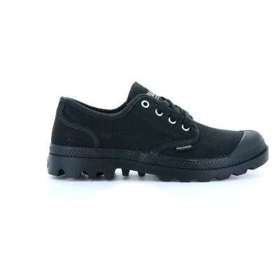 Afbeelding van Palladium Pampa Oxford Sneakers laag, Heren, Maat: 46, Black Katoen