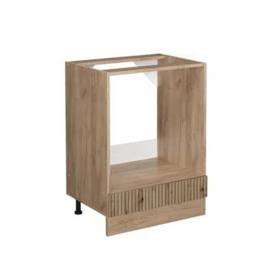 Afbeelding van Vicco Ovenombouwkast R Line, Artisanaal eiken/Krachtige eik goud, 60 cm zonder werkblad