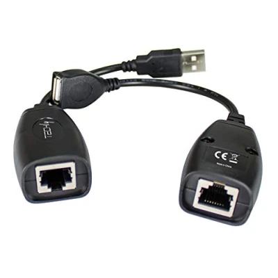 Afbeelding van TECHLY 361322 USB naar kabel Cat.5E/6 tot 50 m, zwart
