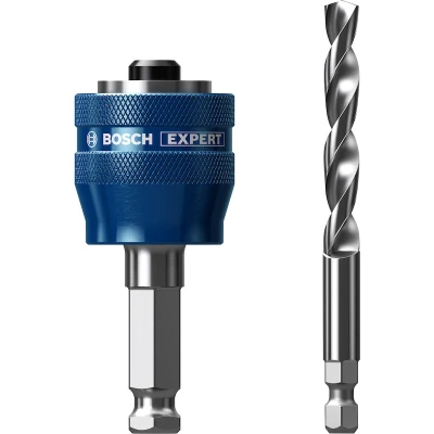 Image de BOSCH 2608900527 Adaptateur Expert Power Change Plus pour scie cloche 11 mm Mèche HSS G 7.15x105 (2 pcs)