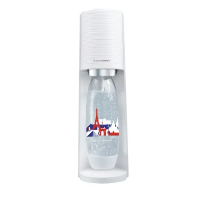 Image de Machine à eau pétillante Sodastream TERRA Promo France avec 1 bouteille fuse L Blanc