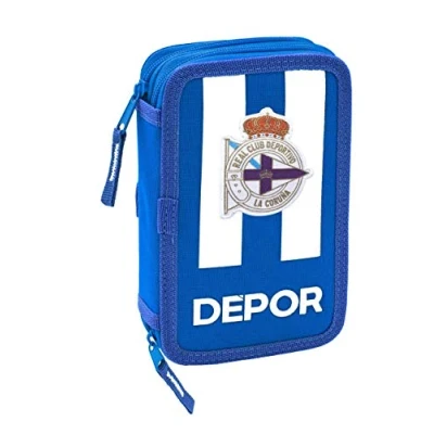 Afbeelding van Pennenzak R. C. Deportivo de La Coruña Blauw Wit (28 pcs)