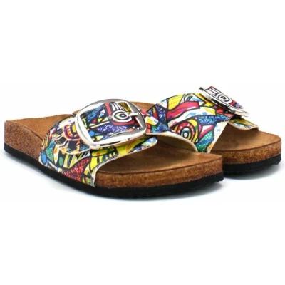 Afbeelding van GOBY Art Clogs Slippers Hoge kwaliteit Handmade Maat 35