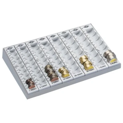 Image de Wedo 160780037 monnayeur avec colonnes amovibles 279 x 188 48 mm gris lumière